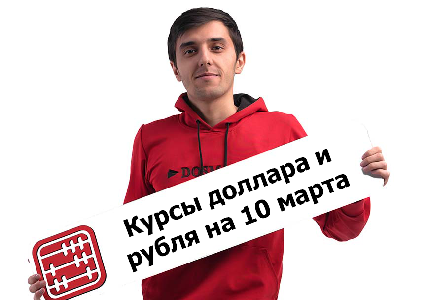 Курсы валют на 10 марта 2026 г