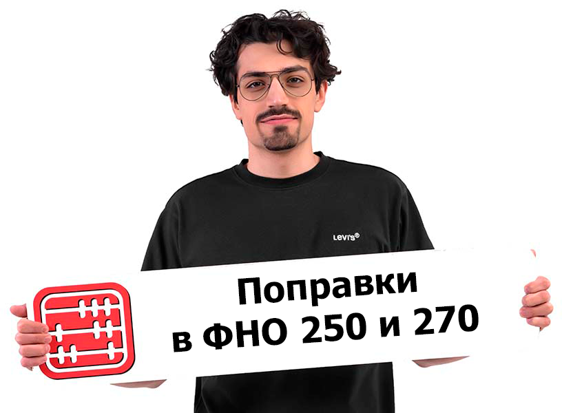 Какие изменения нельзя вносить в ФНО 250 и 270?